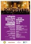 Concert  la Collgiale de Mantes la Jolie : Hommage  Francis POULENC